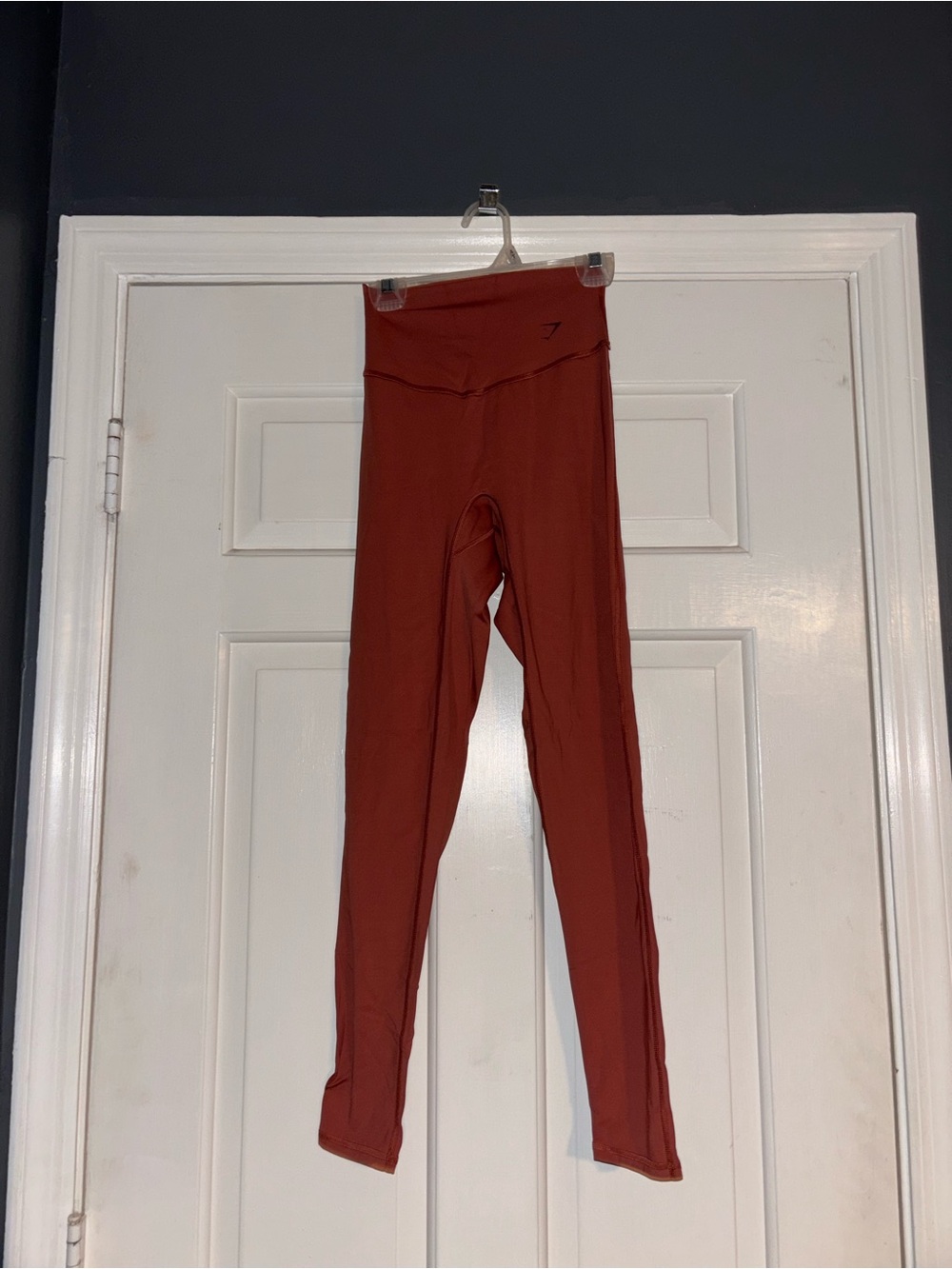 Gymshark Rust-Red High-Rise Seamless Leggings